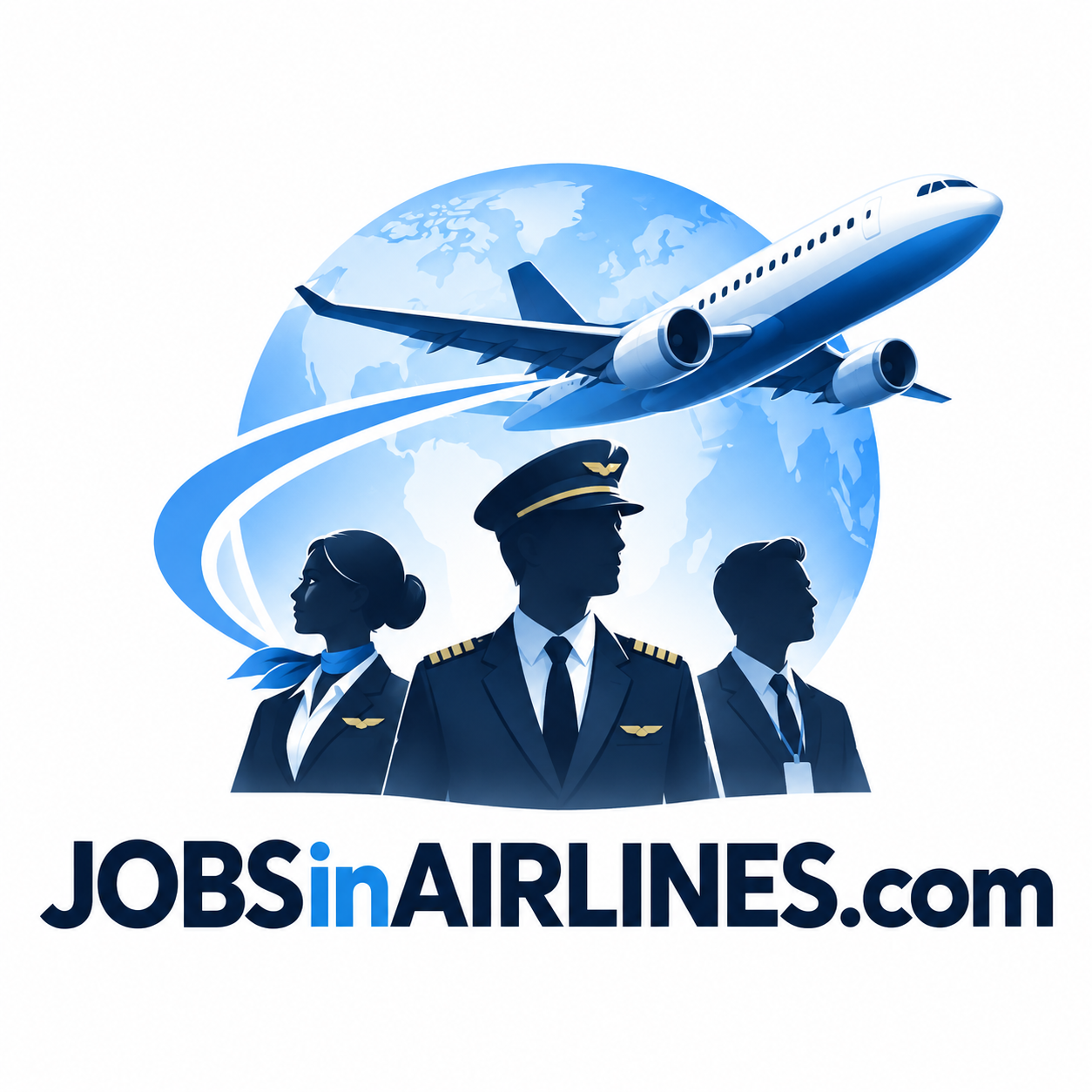 JOBSinAIRLINES.com domain name artwork